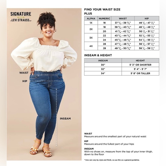 Signature by Levi Strauss & Co. Gold Label Women's Totally Shaping Pull-on Size - Picture 10 of 11